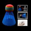 6Pcs Plastic Badminton Ball Sports Badminton Trainer Durable Colorful Badminton Shuttlecocks
