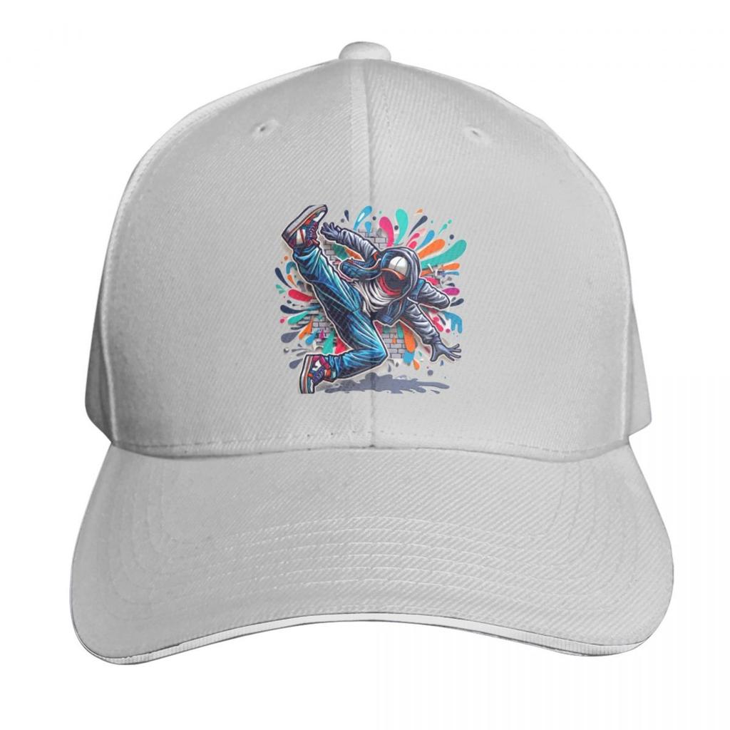 Bboy Urban Street Dance in Paper cut Art Baseball Cap Sun Cap Winter hat Anime Hat Military Cap Unisex Women Beach Fashion Unisexs