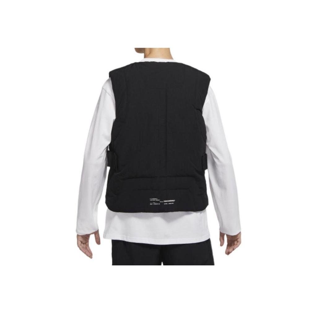 Jordan Однотонный однобортный жилет с V-образным вырезом, мужские жилеты, черный цвет DR1438-010