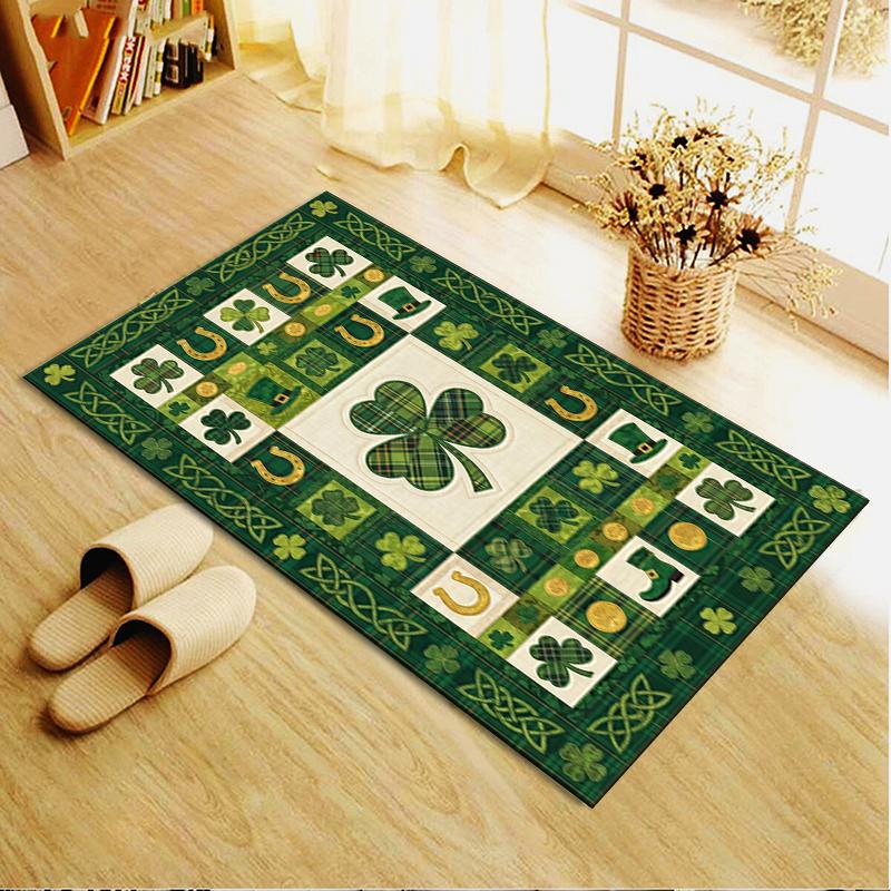 2025 New St.Patrick's Day Carpet Rug for Living Room Bedroom Home Sofa Decoration,Kids play Non-slip Floor Mat72