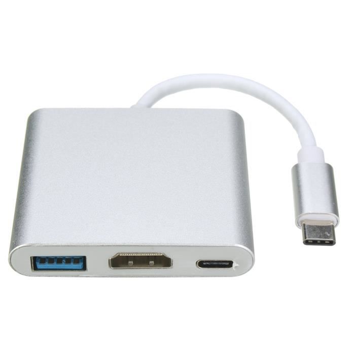 10 Гбит/с USB 3.1 Type-C на 4K HDMI USB 3.0 HUB Порт зарядки USB-C для MacBook Кабель-адаптер