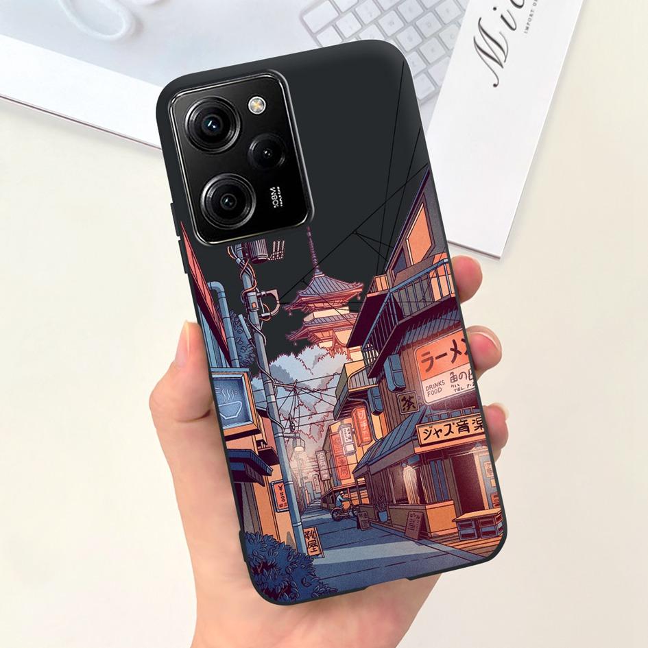 Для Xiaomi Poco X5 Pro 5G Чехол Ударопрочный Силиконовый Модный Узор Мягкая Тонкая Задняя Крышка Для Xiaomi Poco X5 X 5 PocoX5 X5Pro Capa