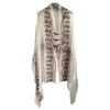 Soft Polyester Long Shawl with Intricate Ethnic Embroidery Shawl Elegant Shawl for Parties and Vacations