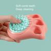 Pet Hair Brush Comfortable Grip Non-Slip Soft Massage Cartoon Shape Pet Cat Dog Hair Cleaning Brush Pet Supplies