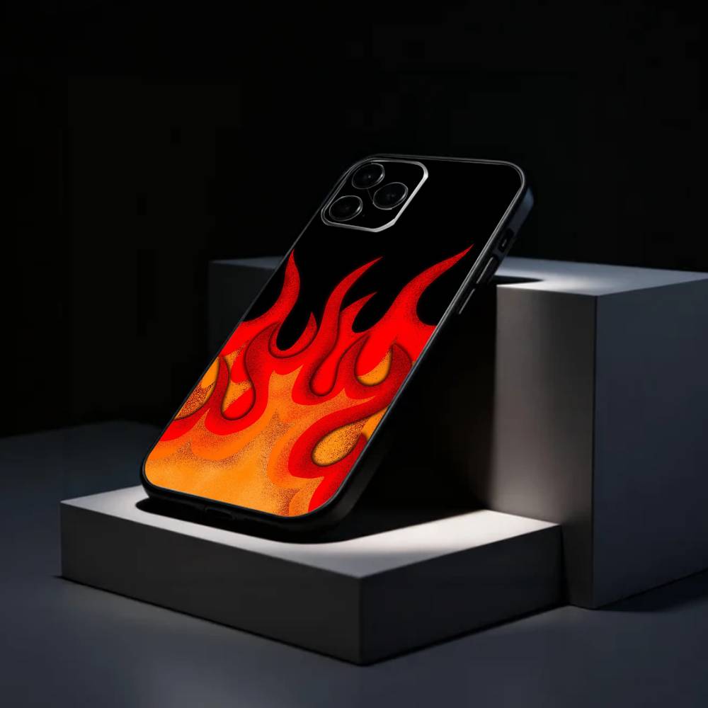 COOL F-Fashion F-Flames Phone Case Silicone Soft For IPhone 17 16 15 14 13 12 11 X XR Plus Pro Max Plus