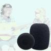 For Recording 10Pcs MIC Windshield Foam Replaceable Wind proof Soft Plosives Reduction Lapel MIC Sponge Cap