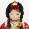 Hina Wooden Kotohoki and Doll with Round Doll, Doll, Kotone, Only, Tray, White, KTH-3202C1
