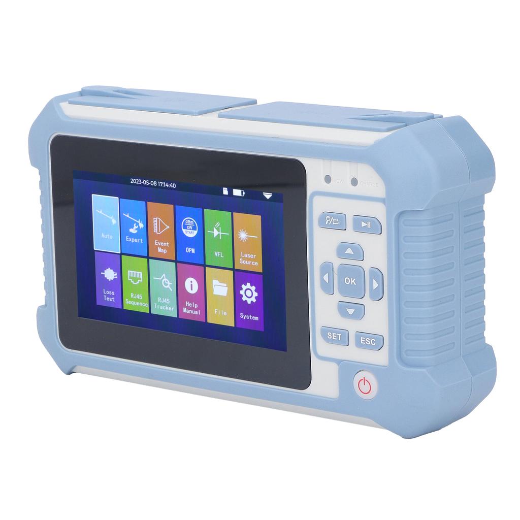 Оптический рефлектометр OTDR 9 в 1 измеритель оптической мощности VFL тестер RJ45 инструмент вилка США 100-240 В