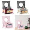 Save Space Ballerina Music Box With Makeup Mirror Jewelry Storage Box  Children