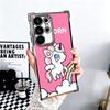 Pink Unicorn Rainbow Soft Phone Case For Samsung Galaxy S26 Ultra S25 Edge S24 FE S23 Plus S22 S21 + S20 Plating Anti-Fall Funda