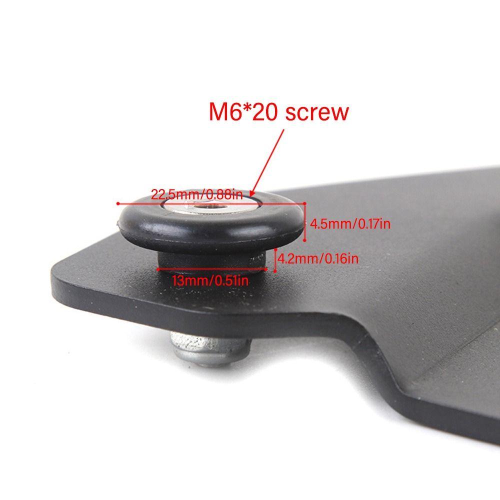 4PCS Rear Luggage Bushing Motorcycle Tailbox Buckle Rear Luggage Bushing Trunk Bracket Quick Release Spacers Accessories