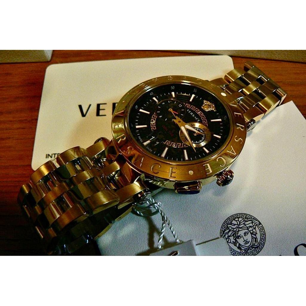 Used Unused item, Versace, Dual Time, Dual Date, Brand New Unused