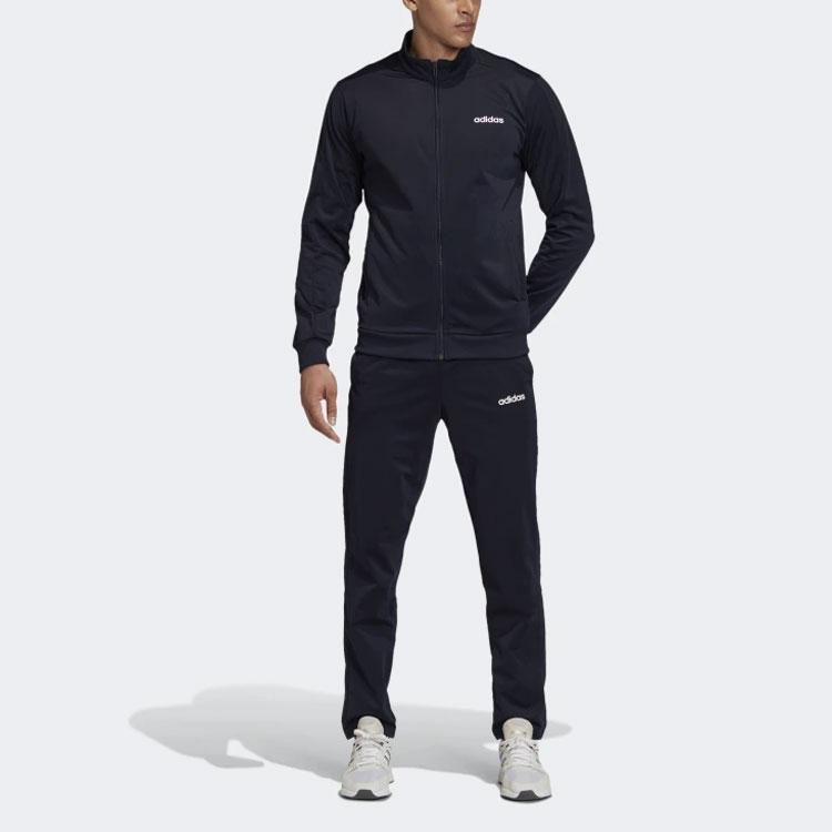 adidas Логотип Буква Спортивный Костюм Международная Версия Мужская Спортивная Одежда Темно-Синий FM6312