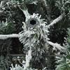 Artificial Hinged Christmas Tree Snow Covered White 120 cm