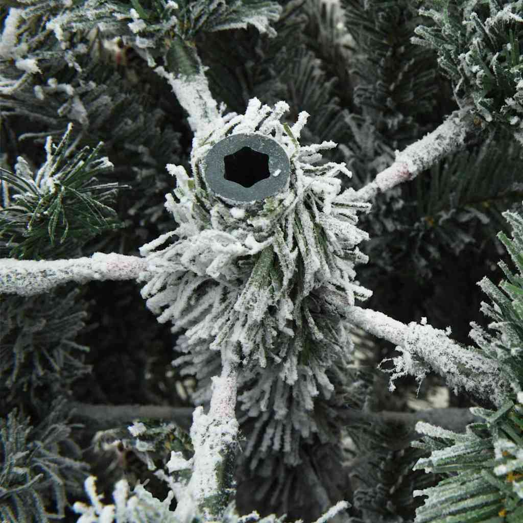 Artificial Foldable Christmas Tree White 120 cm PE and PVC