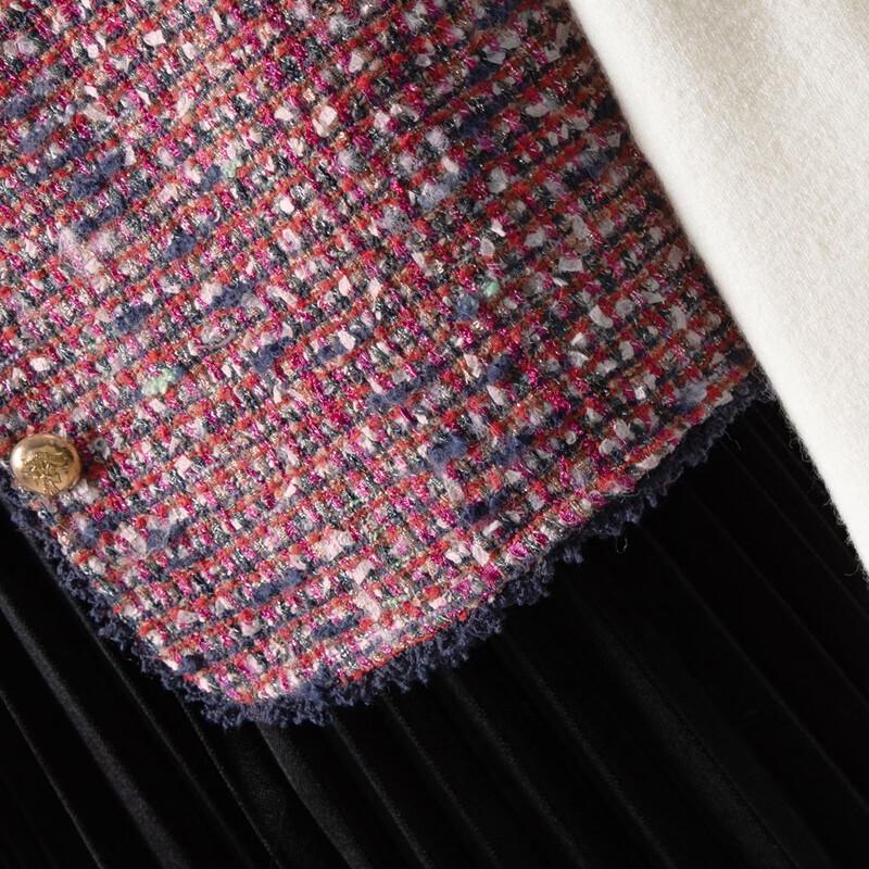 Women's Retro Tweed Vest