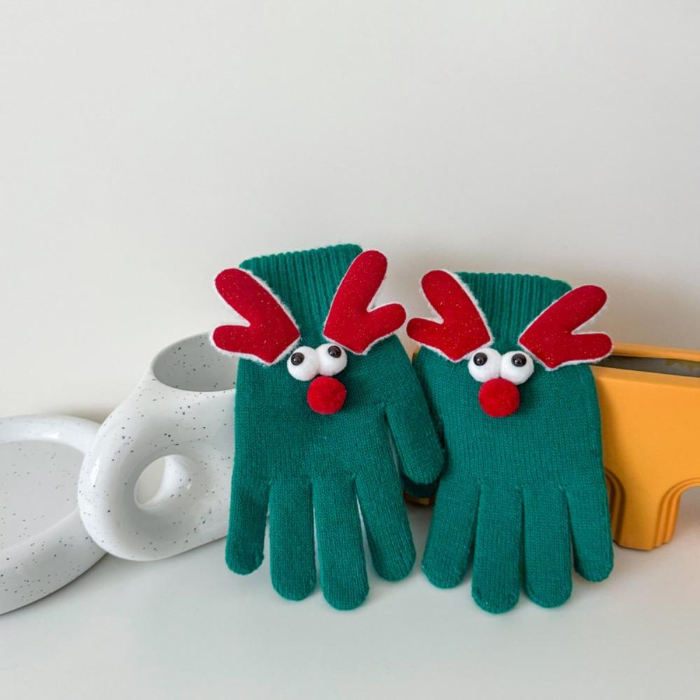 Knitted Christmas Gloves Warm Touch Screen Gloves Hot Sale Driving Mittens Gift