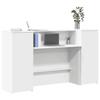 VidaXL White Reception Desk 180x50x103.5 Cm Engineered Wood, Reception Counter, Salon Reception, Counter of 3324205