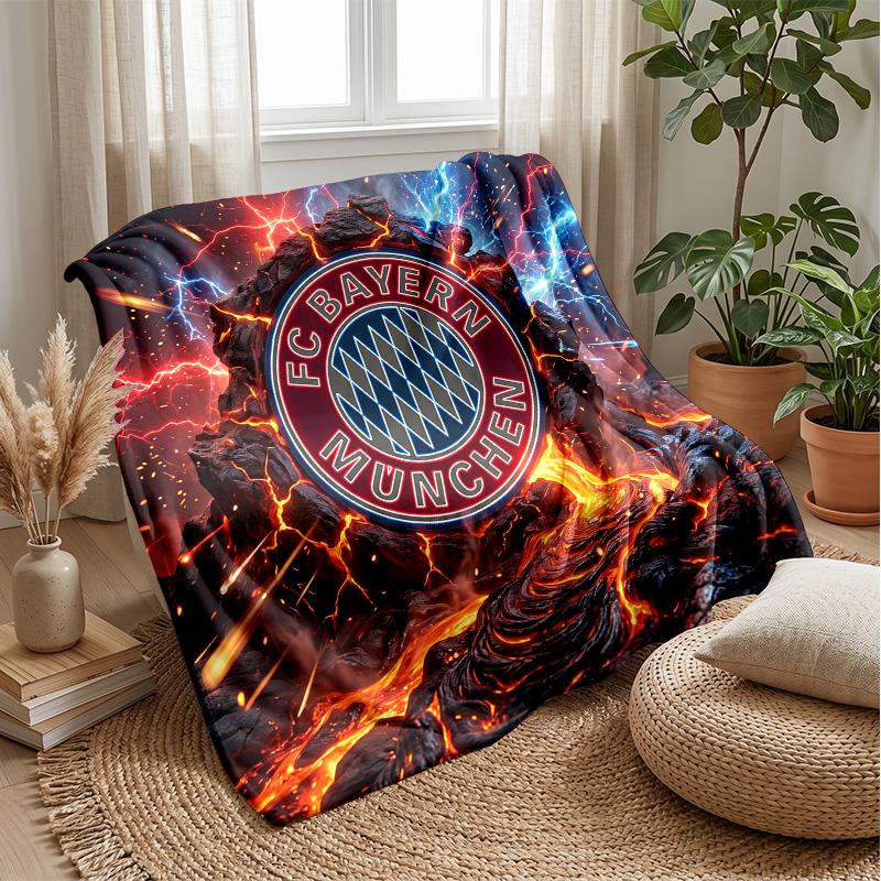 Bayern Munich Theme blanket Soft Flannel Blanket Plush Throw Blanket Cozy Sofa Bed Blanket for Home Decor