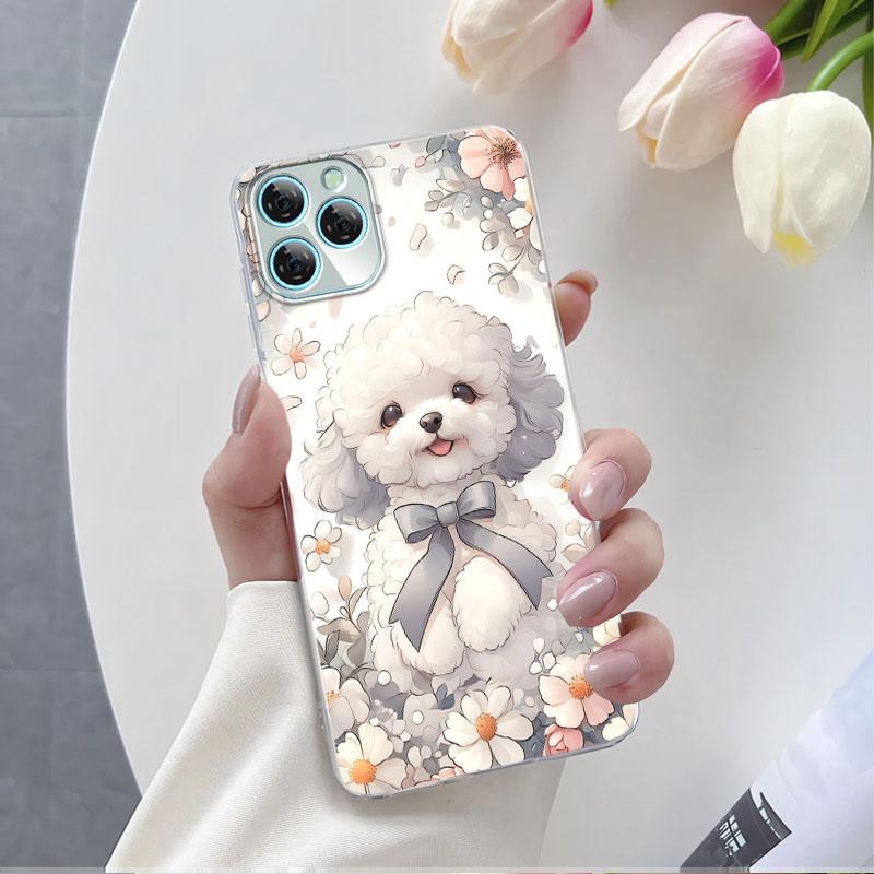 Для Blackview A95 A85 A80S A100 Чехол Роскошный Чехол для Телефона Для Blackview A200 Pro A80 Цветок Прозрачный Мягкий Силикон Защитная Крышка