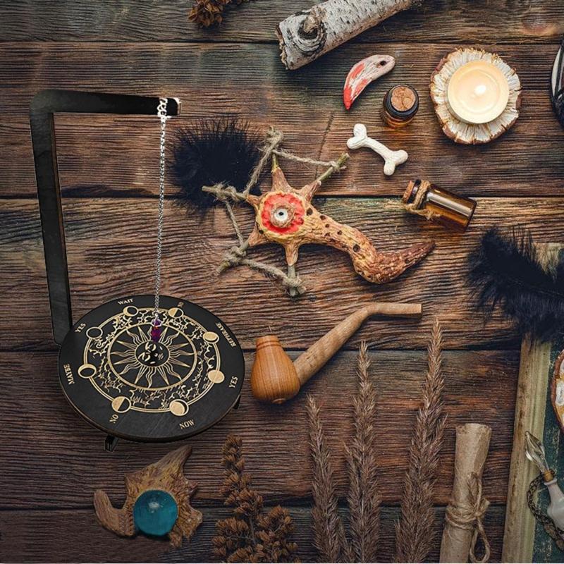 Pendulum Crystal Holder Divinations Pendulum Board Pendulum Holder for Crystal