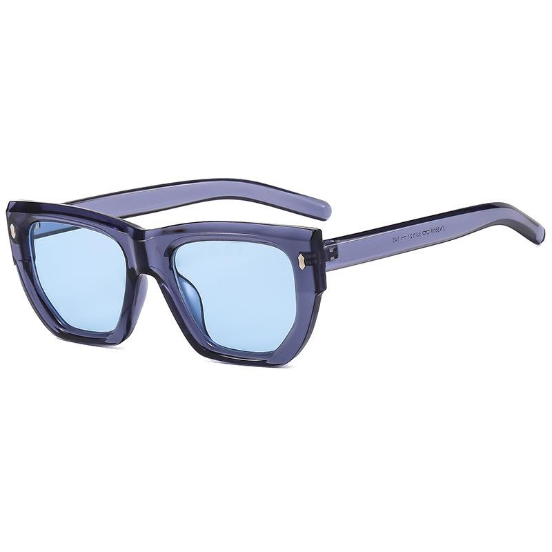 Spring men's and women's sunglasses personalized wear fashion glasses sunscreen large frame sunglasses women
