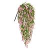 Artificial Lavender Flower UV Resistant Hanging Lavender Garland Fake Greenery Vines Plants for Indoor Oudoor Garden Porch Home Party Wedding