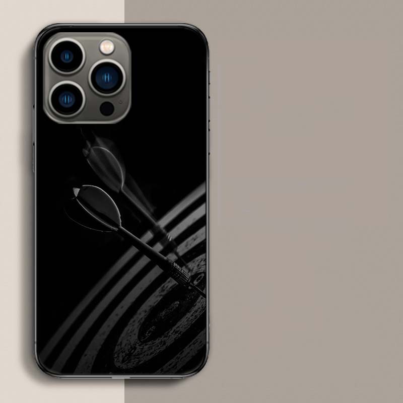 Darts Aesthetics Wire Target Phone Case For Iphone 17 Air 15 Pro 14 Plus 16 Pro Max 17E 16E 12 13 Mini 11 Cover Cute Fundas