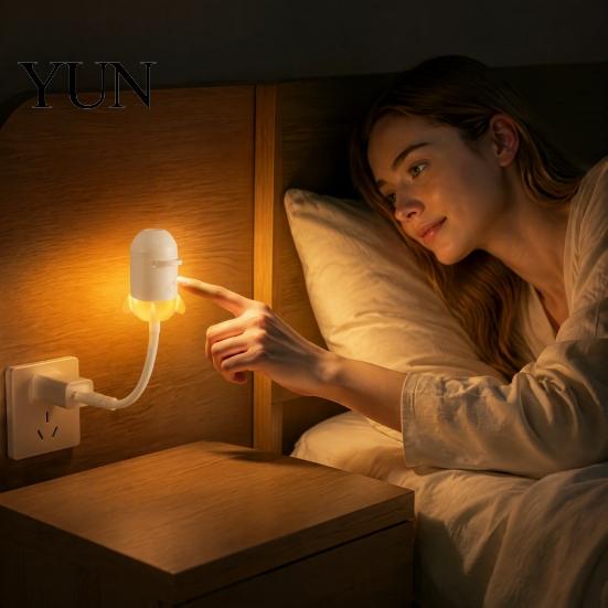 Flexible Gooseneck Projector USB Star Night Light, Starry Sky Lamp with Film Slides, Touch Dimming Powered Light & Timer, Neck LED for Bedroom