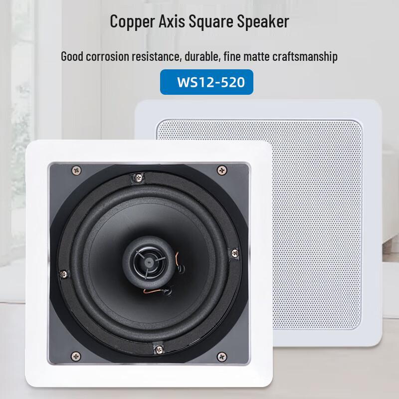 Weishu WS14-630 6-дюймовый коаксиальный потолочный громкоговоритель 30 Вт, высококачественный (Китайская версия)