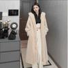 Imitation Mink Velvet Fur Coat Autumn and Winter Women's Long Over-the-knee Loose Large-size Hooded Jacket