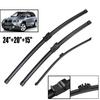 Suitable for BMW X5 E70 2006-2013 Windshield Wiper Wiper 24 Inch + 20 Inch + 15 Inch