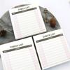 Еженедельный Ежемесячный Контрольный Список План Работы Квадратная Бумажная Записная Книжка Дневник Ежедневник