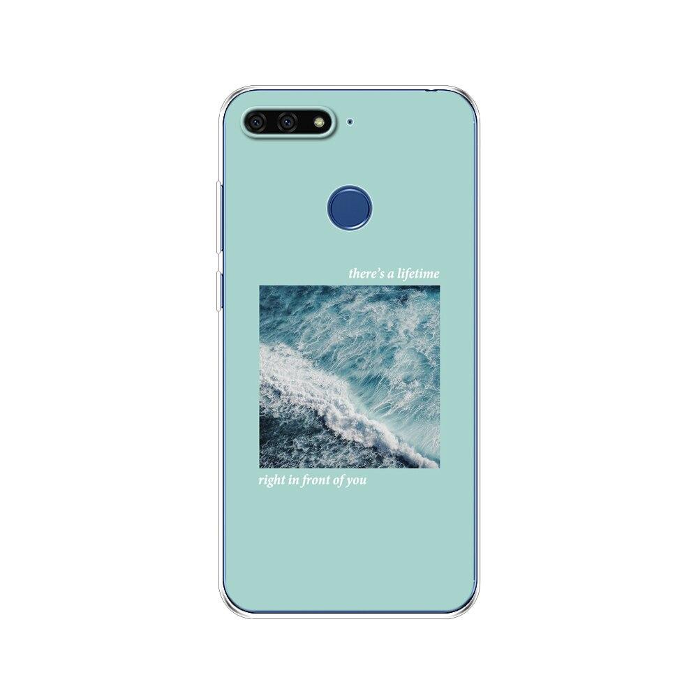 Для Huawei Honor 7C 5,7 дюймов чехол мягкий силиконовый чехол из ТПУ милый защитный чехол для телефона для Huawei Honor 7c Aum-L41 сумки