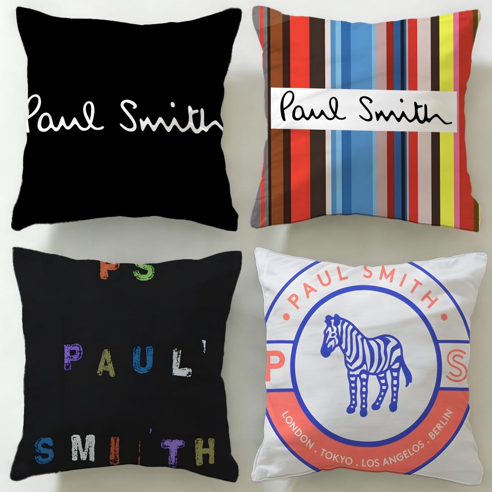 Классический модный бренд Paul Smith Наволочка Мягкая Легко стирающаяся Наволочка для подушки Универсальная для дивана кровати путешествий и офиса