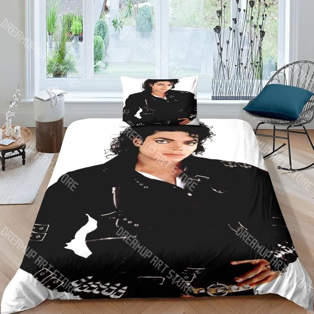 3D Print Michael Jackson Bedding Set Twin Queen King Full Size Duvet Cover Pillowcase Bed boys girls Adult Home Textiles