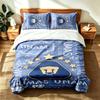 Pumas UNAM (5) 3pc set suitable for master bedrooms soft and comfortable an ideal gift for family and friends Includes one duvet cover and two pillowc