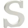 Pincello Décoration Lettre S 15 X 1,8 Cm Bois Blanc