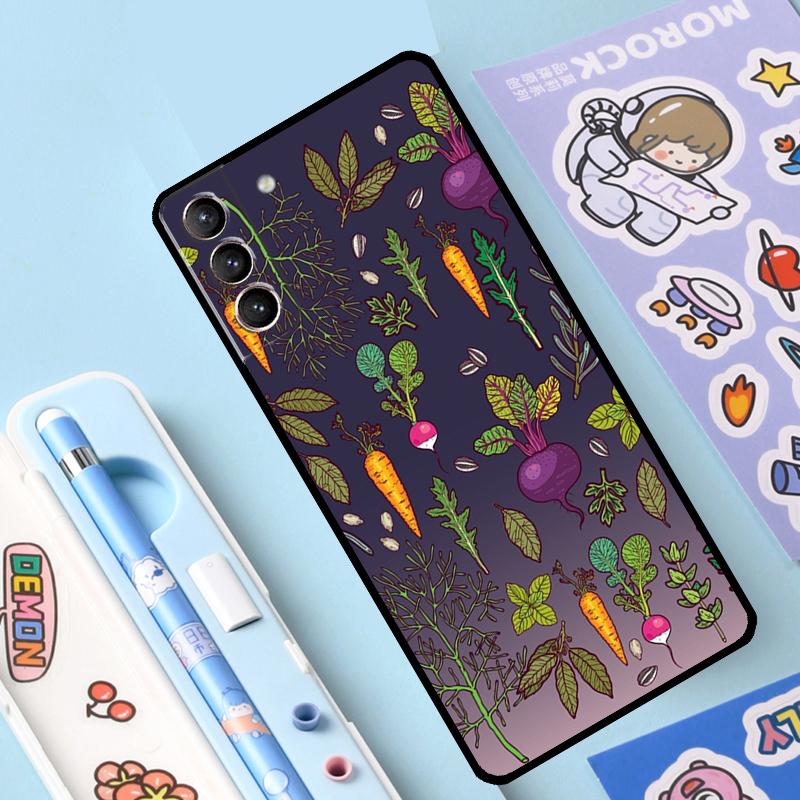 Морковь Овощной Чехол для телефона для Samsung Galaxy S23 S21 S22 Ultra Plus Note 10 20 S8 S9 S10 Plus S20 FE Чехол