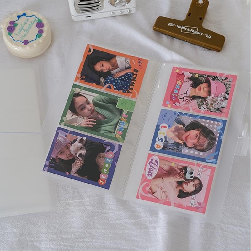 3inch Photocard Holder Idol Cards Collect Book Transparent Photo Picture Album Idol Photocards Holder Kpop ID Card Picture Card
