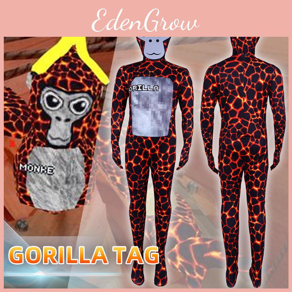 Костюм лавовой гориллы для косплея игры Gorilla Tag для сценического представления