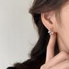 Simple Ear Buckle Twist Earrings Women's Fashion Personality Temperament Ear Jewelry Gift for Girlfriend