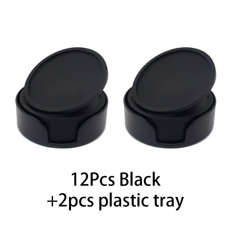 6Pcs 10cm Silicone Coaster Coasters for Drinks Cup Coasters Set Bottom for Drinking Cup Coasters for Desserts