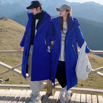 Женская Зимняя Мода Толстая Пуховая Куртка с Капюшоном Теплое Пальто из Утиного Пуха Высококачественная Брендовая Одежда