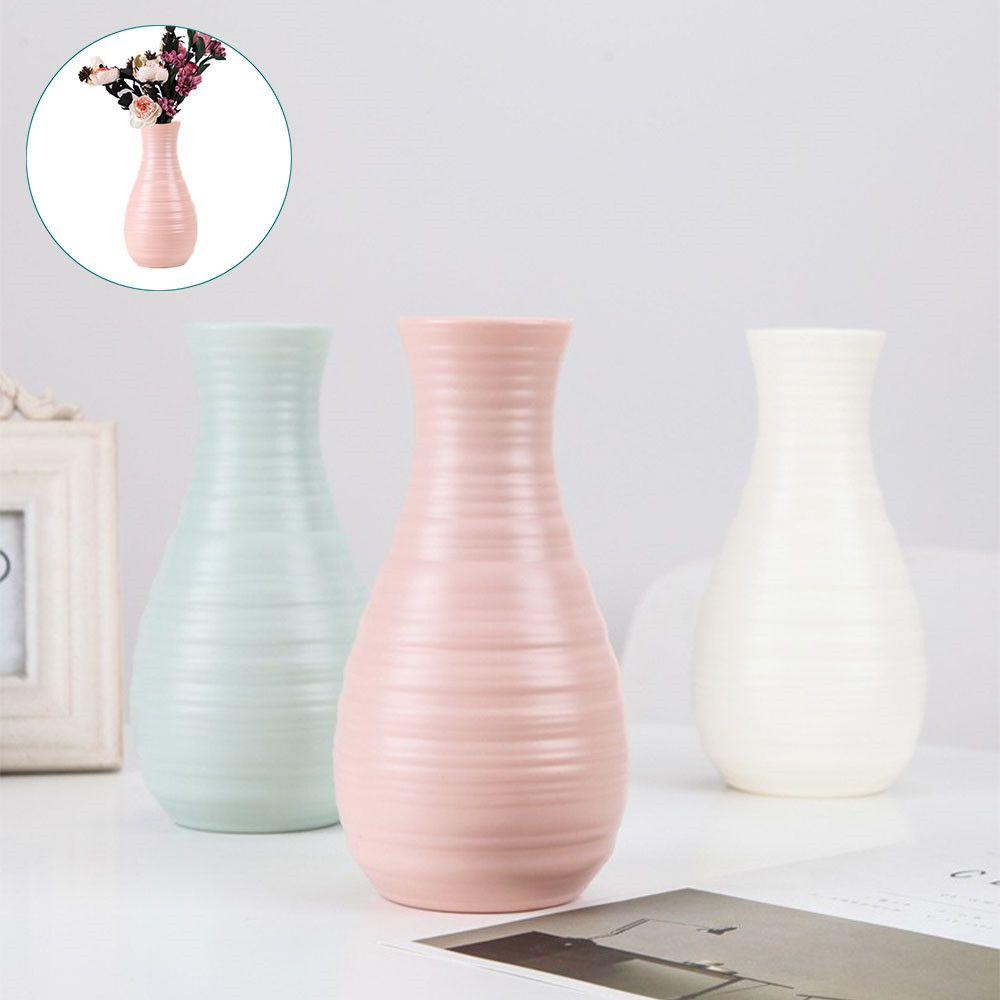 Украшение гостиной ваза для сухих цветов в скандинавском стиле ваза для офиса украшения для дома пластиковая ваза