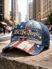 Temu new D digital printing American personality casual sunshade cap men's and women's models