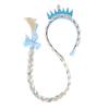 Rapunzel Frozen Wig Braids Kids Crown Princess Hairpin Headband Elsa Headgear Girls Hair Accessories
