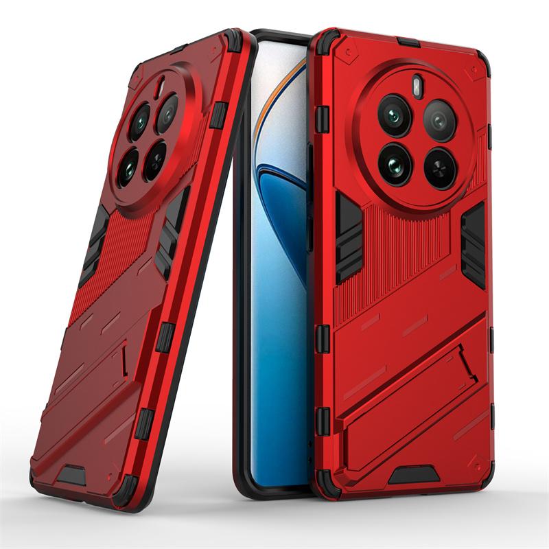Для Realme 12 Pro Plus 5G чехол Kickstand Armor задняя крышка для Oppo Realmi 12 Pro+ 5G 2024 магнитный держатель противоударный чехол