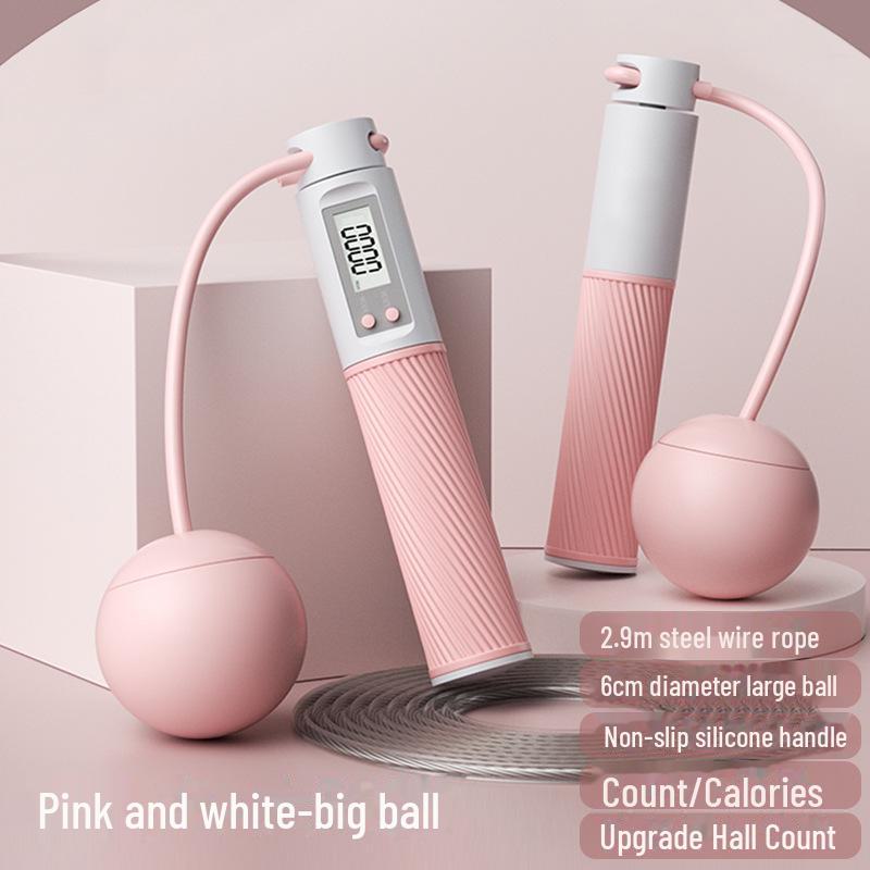 «Премиальная скакалка без веревки для женского фитнеса, счета и упражнений в помещении»