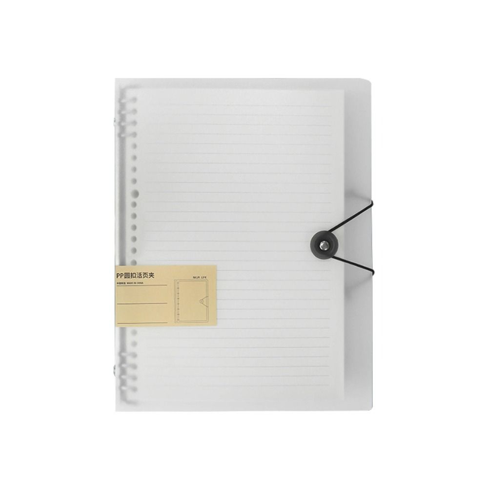 Внутренняя обложка, чехол для блокнота с отрывными листами, 8 отверстий, обложка для папки формата А4, дорожная обложка для переплета A5/B5/A4